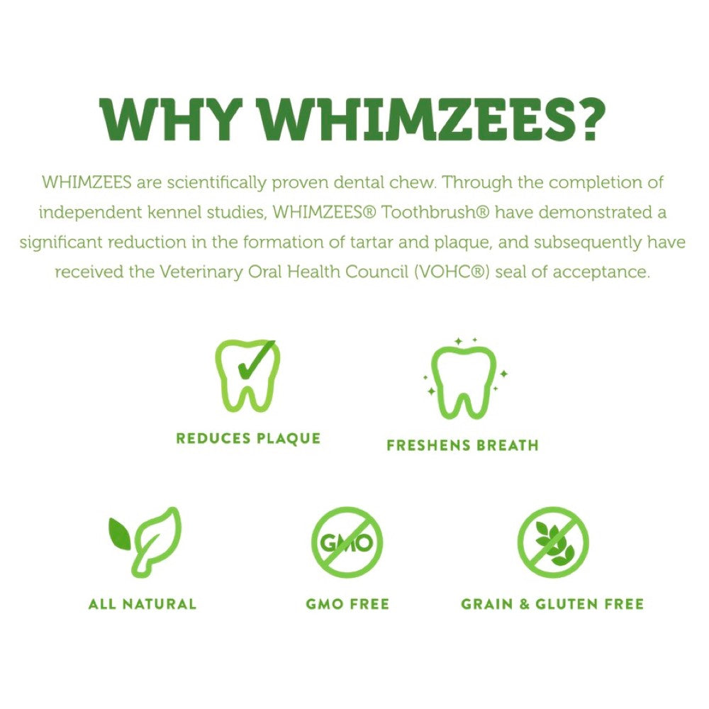 $12 OFF: Whimzees Variety Value Box Large Grain-Free Dental Dog Treats 14pc