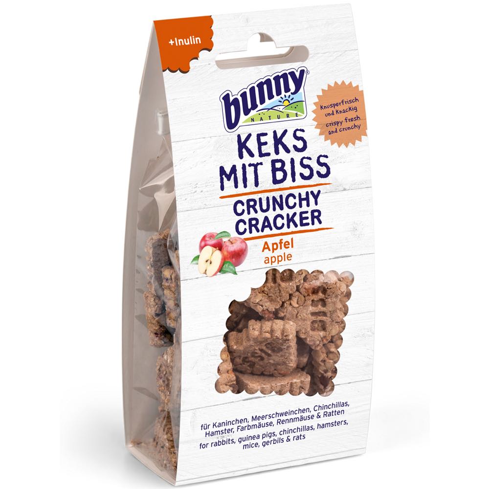 Bunny Nature Crunchy Cracker Apple Treats 50g