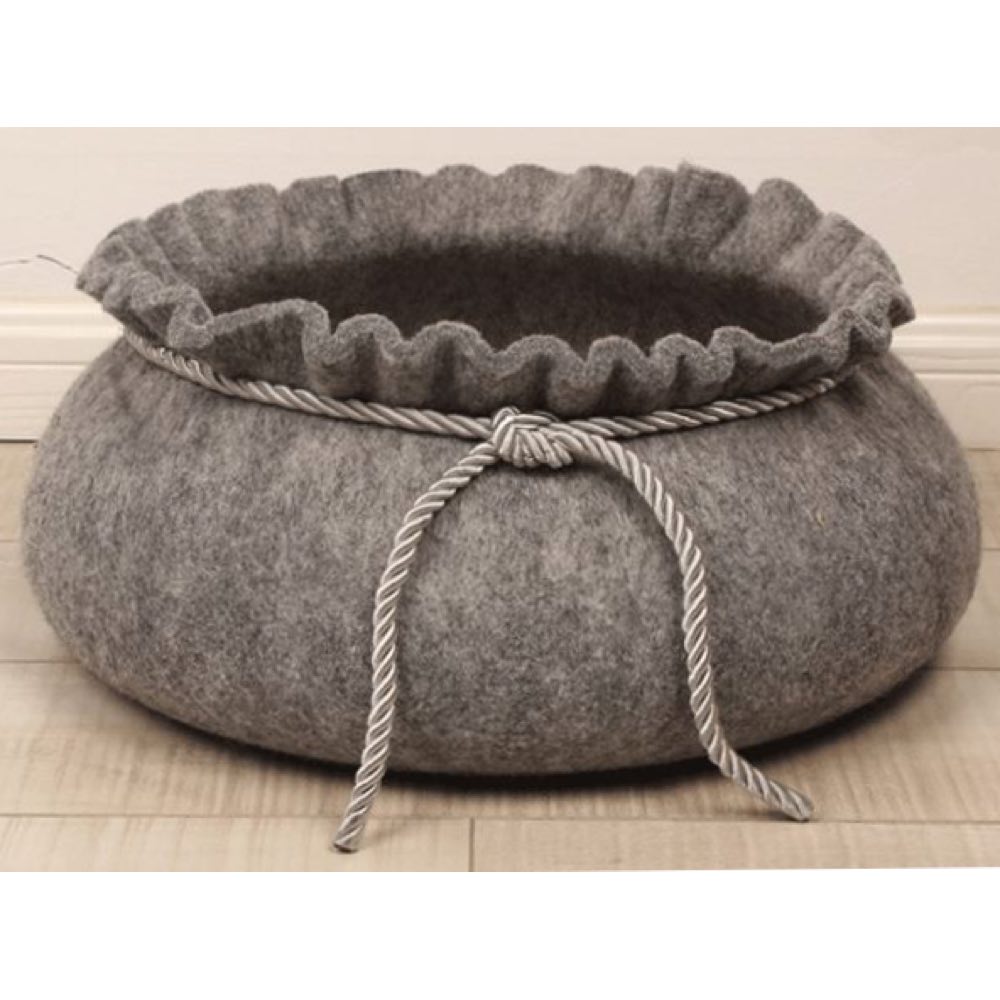 Sweety Round Felt Cat Bed