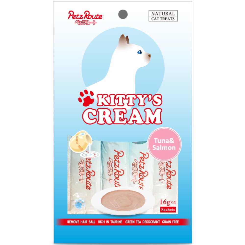3 FOR $10: Petz Route Kitty??s Cream Tuna & Salmon Cat Treats 64g