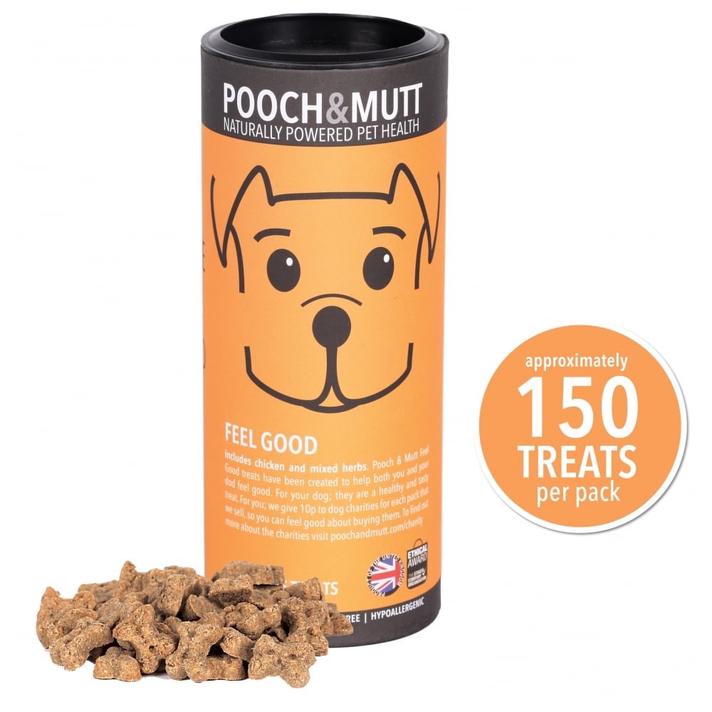 Pooch & Mutt Feel Good Dog Treats 125g